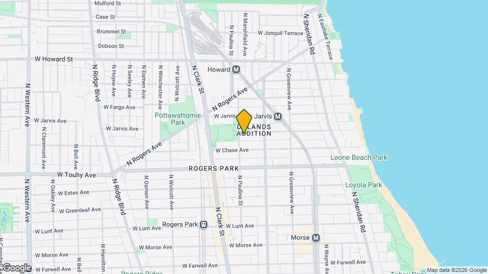 1643 W Sherwin Ave Map and Location Details