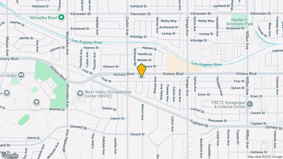 19601 Friar St, Unit 0 Map and Location Details