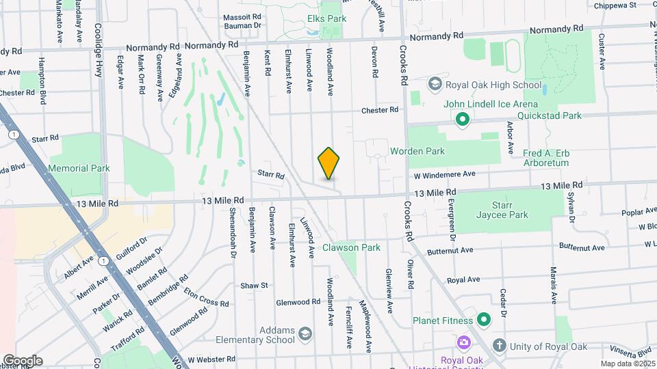 3403 Woodland Ave Mapa y Detalles de la Ubicación