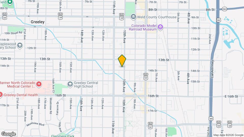 1327 10th Ave Map and Location Details