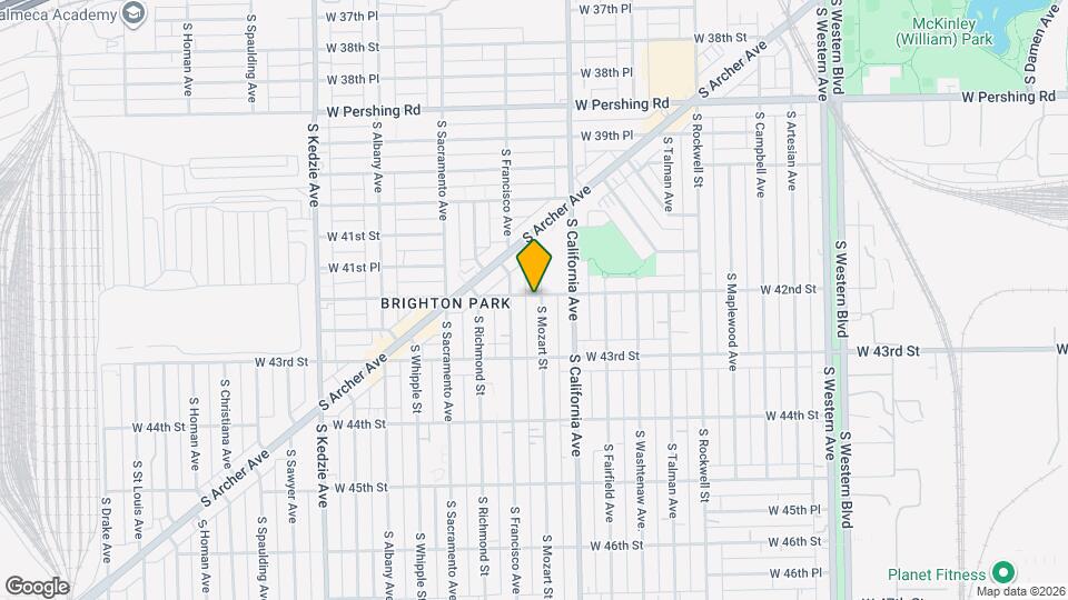 4200 S Mozart St, Unit #2 Mapa y Detalles de la Ubicación