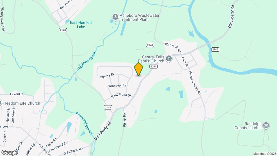 1249 Old Liberty Rd Map and Location Details