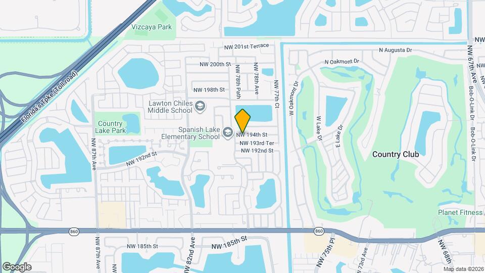 7874 NW 194th St Map and Location Details