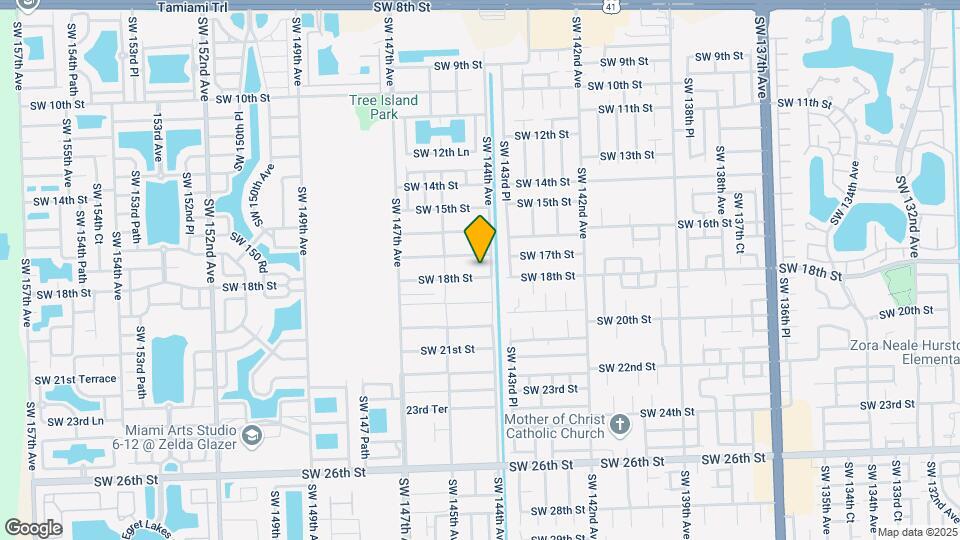 14423 SW 18th St Map and Location Details