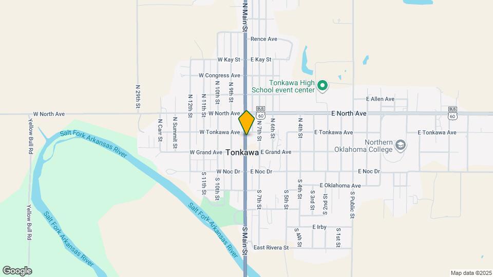 110 N Main St Map and Location Details