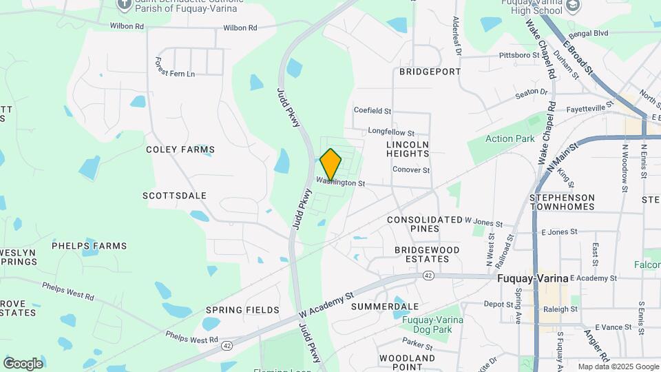 821 Washington St Map and Location Details