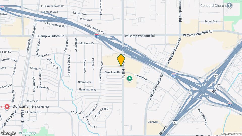 826 Skyline Dr Map and Location Details