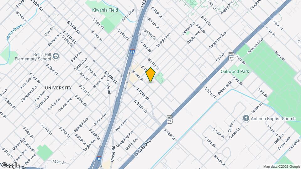 1520 Bagby Ave Map and Location Details