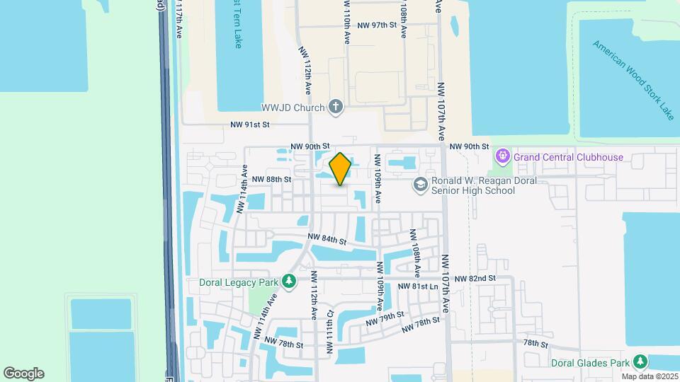 11005 NW 87th St Map and Location Details
