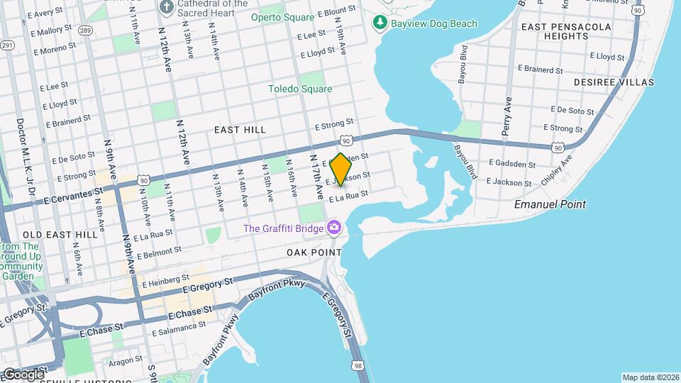 1724 E La Rua St Map and Location Details