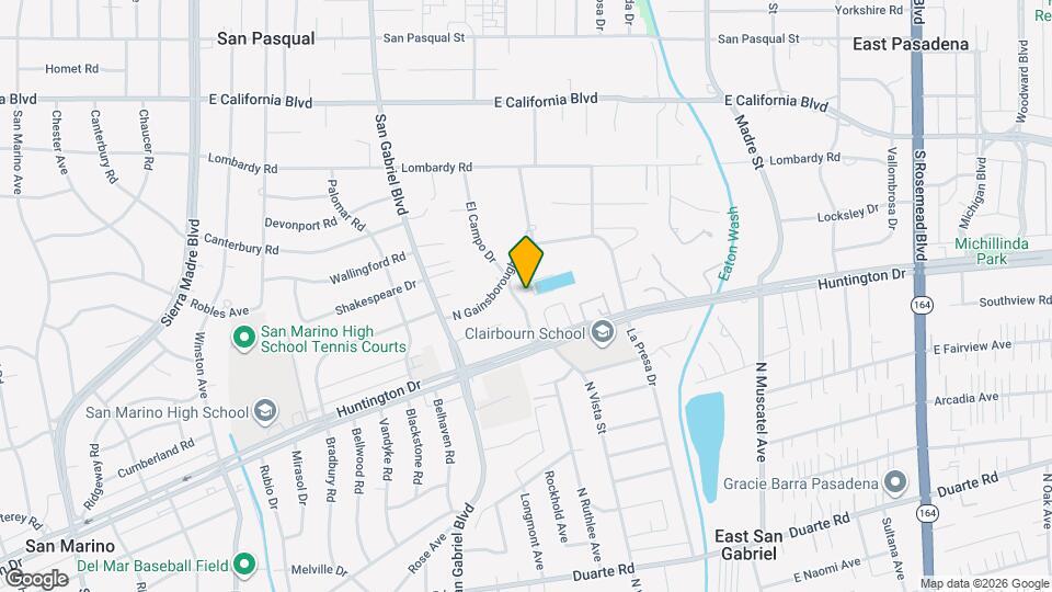 1076 El Campo Dr Map and Location Details