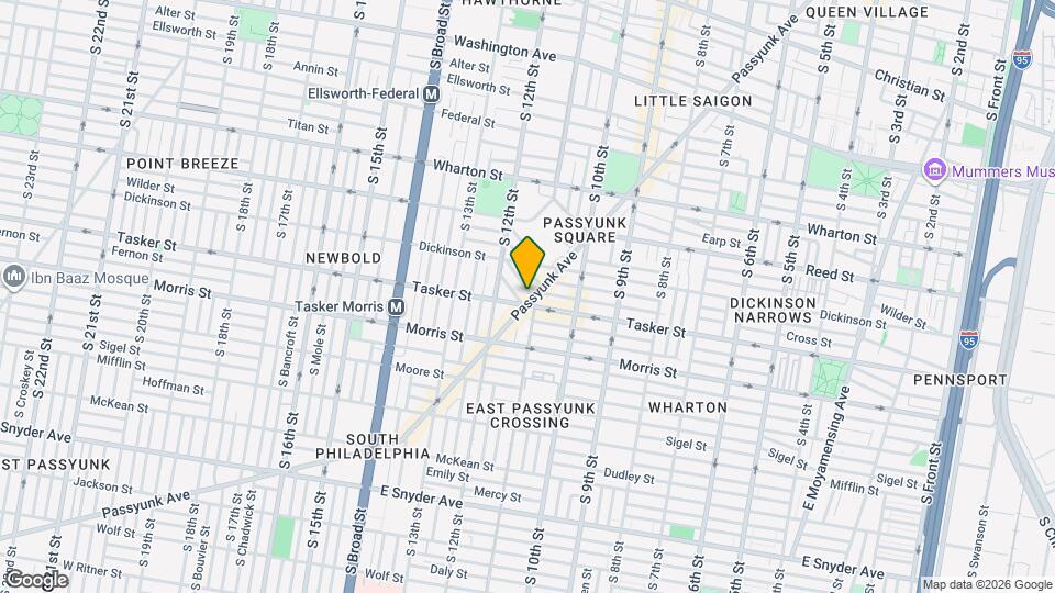 1542 Passyunk Ave Map and Location Details