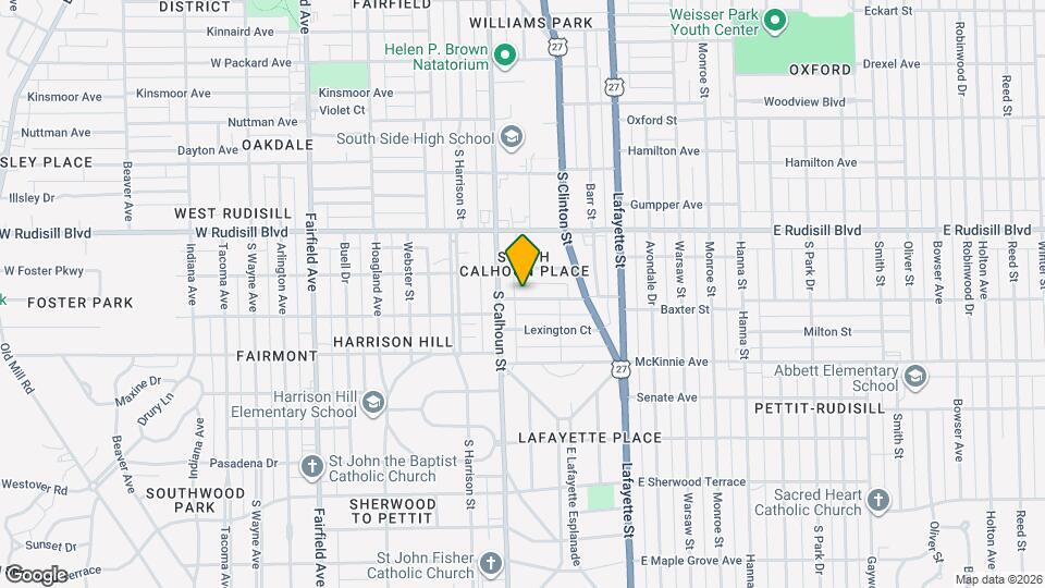 121 E Branning Ave Mapa y Detalles de la Ubicación