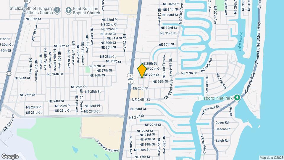 2631 NE 19th Ave Map and Location Details