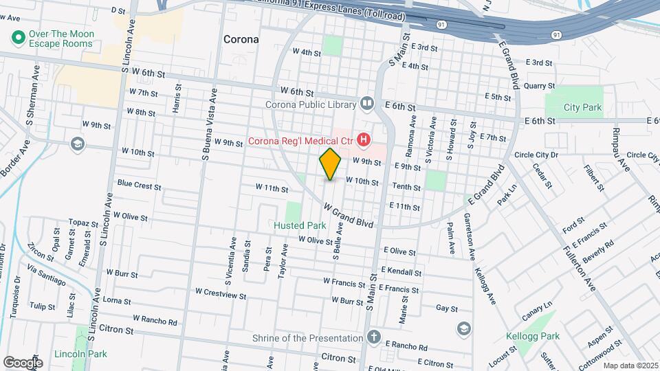 1011 S Sheridan St Map and Location Details