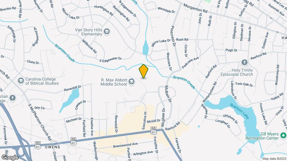 583 Winding Creek Rd, Unit #D Primary Map and Location Details