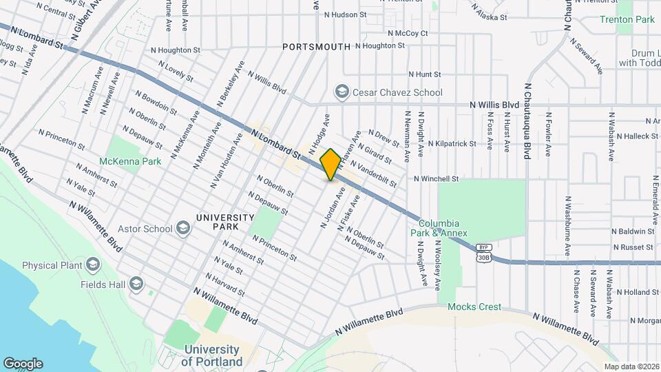 7468 N Haven Ave Map and Location Details