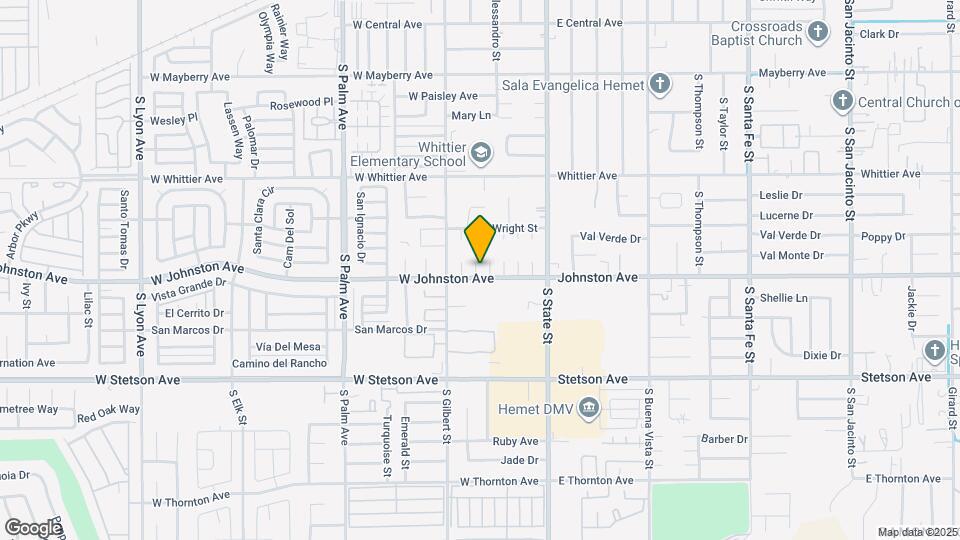 880 S Ramona St Map and Location Details