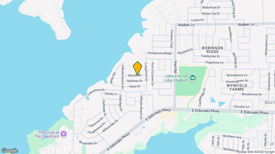 640 Alcove Dr Map and Location Details