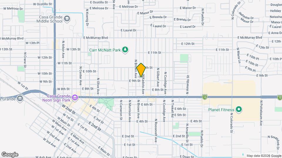 909 N Kadota Ave Map and Location Details