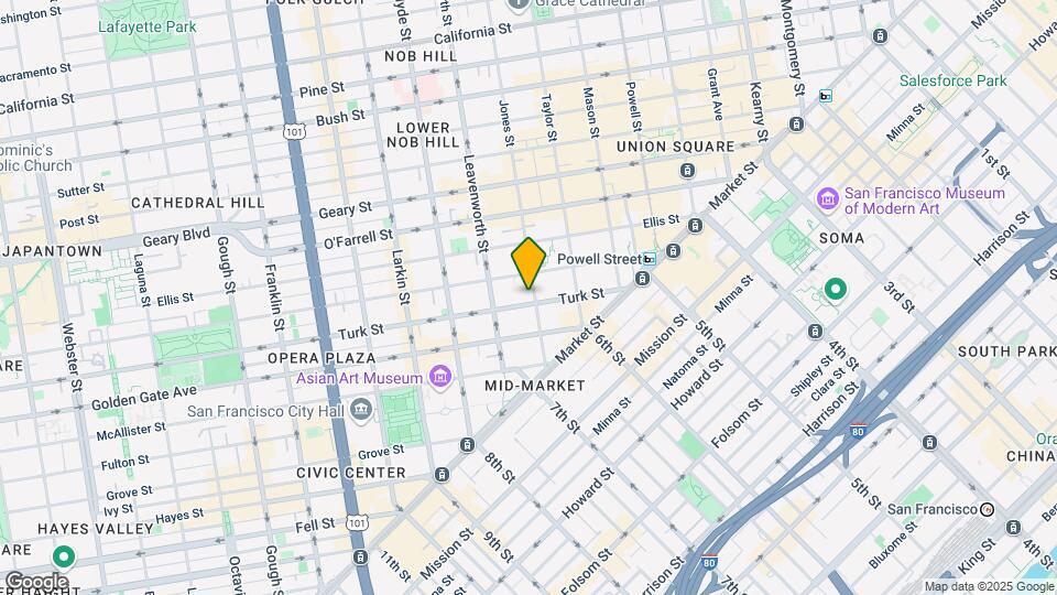 205 Jones St Mapa y Detalles de la Ubicación