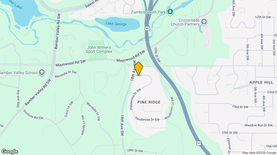 2107 Ponderosa Dr SW Map and Location Details