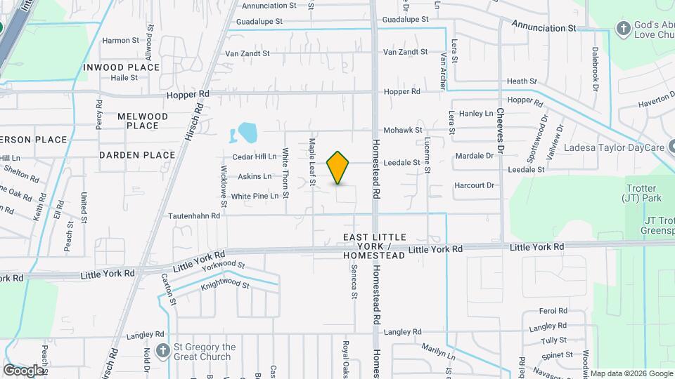 5814 Northern Oak St Map and Location Details