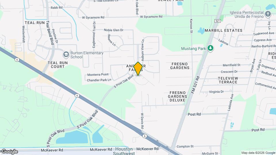 4719 Brazos Point Ln Map and Location Details