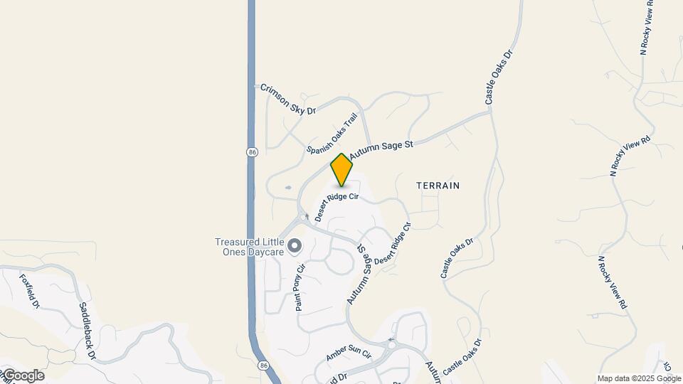 3659 Desert Ridge Cir Map and Location Details
