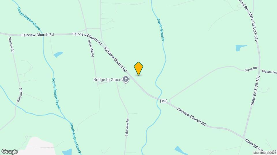 601 Fairview Church Rd Map and Location Details