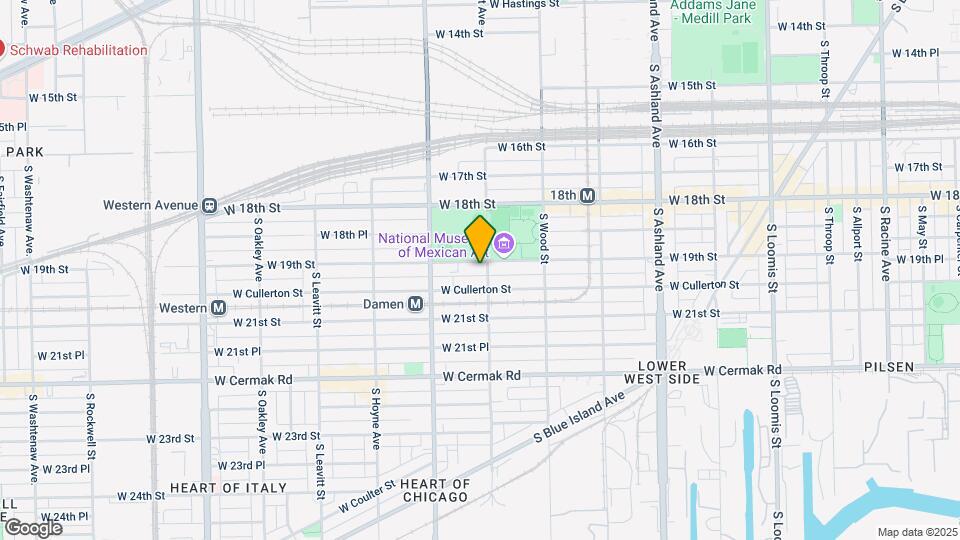 1905 W 19th St Map and Location Details