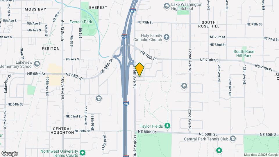 11616 NE 67th St Map and Location Details