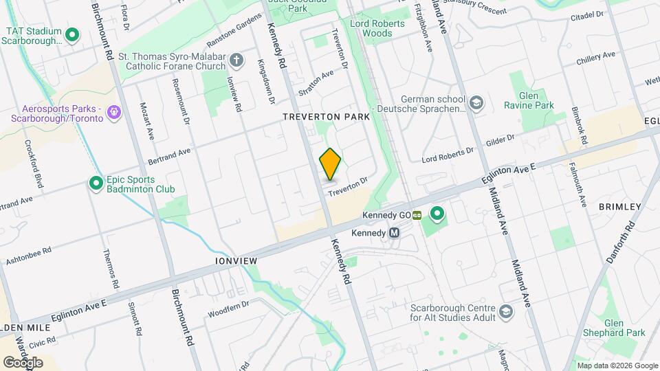 815 Kennedy Rd Map and Location Details