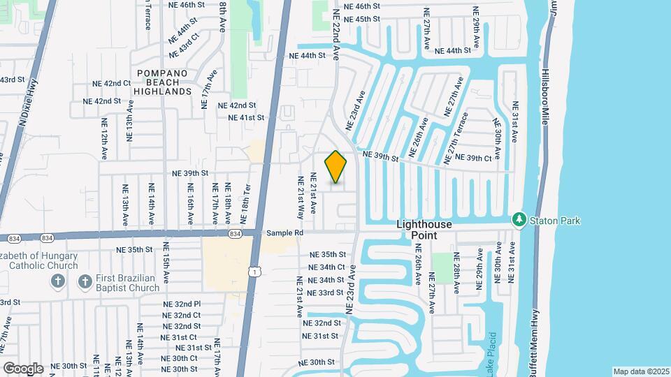 2231 NE 38th St Map and Location Details