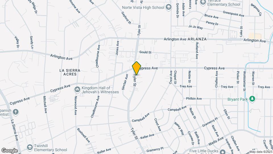 5955-5969 Tyler St Mapa y Detalles de la Ubicación
