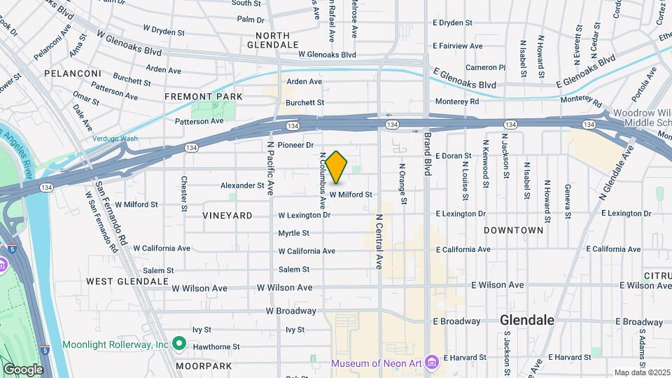 361 Milford St Map and Location Details