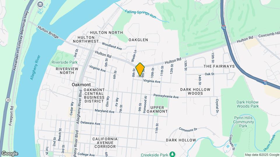 805 9th St Map and Location Details