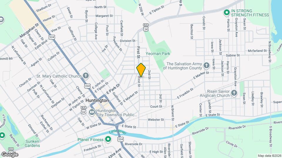 715 First St Map and Location Details