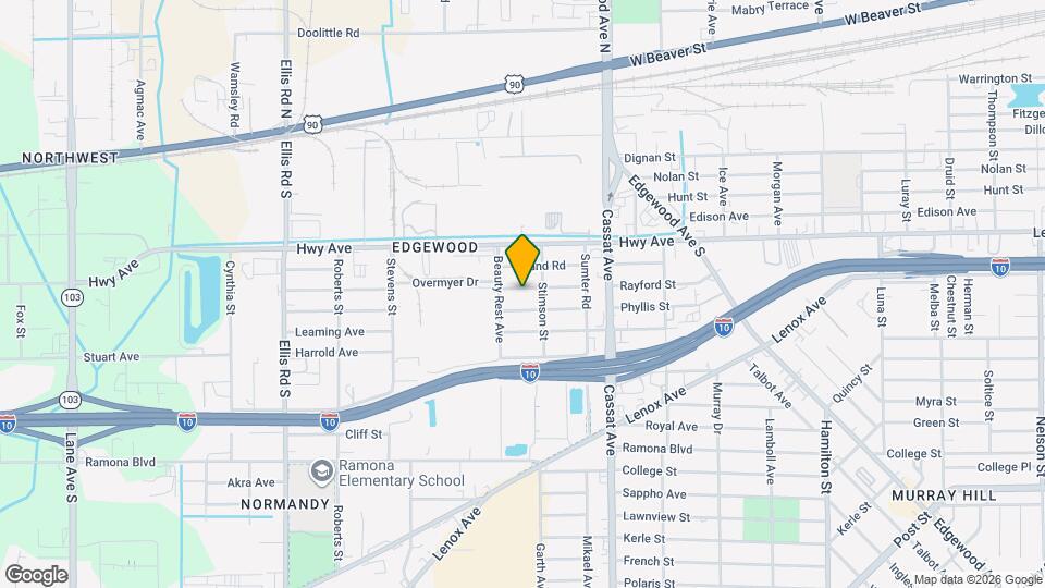 5224 Bragg Rd Map and Location Details