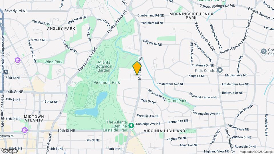 1236 Monroe Dr Mapa y Detalles de la Ubicación