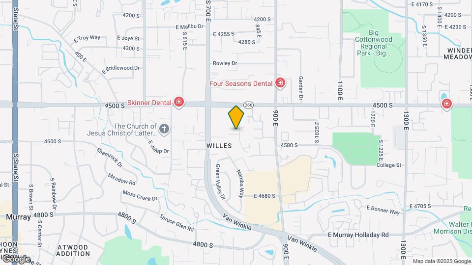 4554 S 785 E Map and Location Details