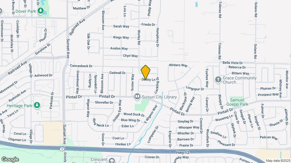 609 Decoy Ln Mapa y Detalles de la Ubicación