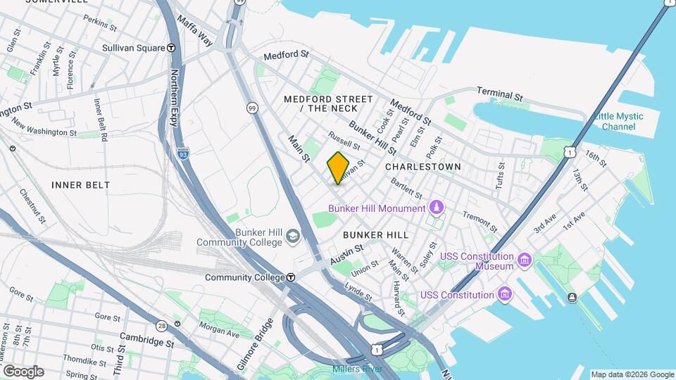 283 Main St, Unit 1 Map and Location Details