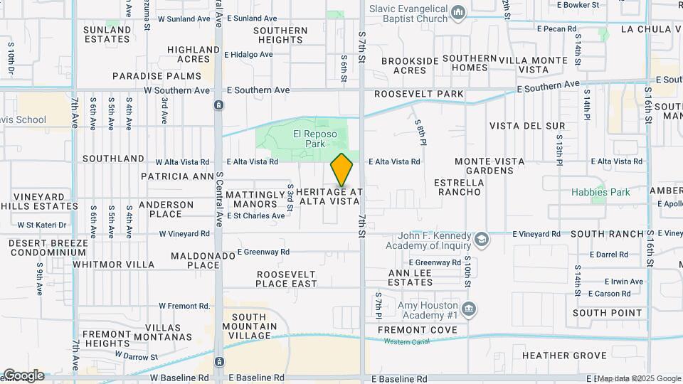 6511 S 5th Way Map and Location Details