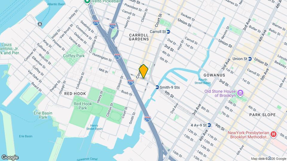 196 W 9th St, Unit 196 w 9 street Brooklyn Mapa y Detalles de la Ubicación