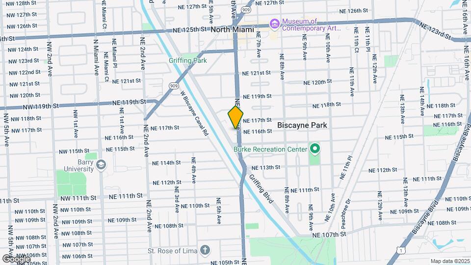 11520 NE 6th Ave Mapa y Detalles de la Ubicación