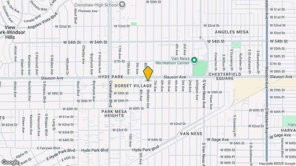 5821 Madden Ave Map and Location Details