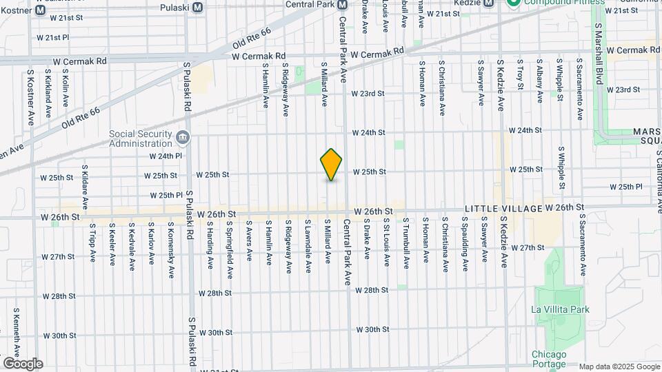 2519 S Millard Ave Map and Location Details