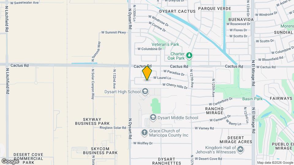 12946 W Cherry Hills Dr Mapa y Detalles de la Ubicación