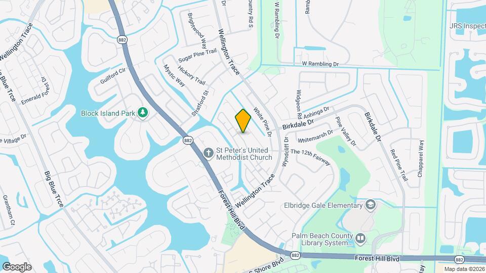1448 Waterway Cove Dr Map and Location Details